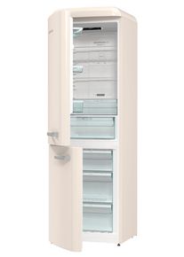 Gorenje Kühl-/Gefrierkombination, Onrk 619 Dc-L, 194 Cm Hoch, 60 Cm Breit beige, Nutzinhalt: 300 Liter