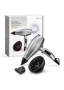 BaByliss Haartrockner »6000e Pro Digital«, 2200 W, 3 Aufsätze, Mit Digitalem Motor bunt, 30% kürzere Trocknungszeit als herkömmliche BaByliss Pro...