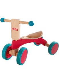 Roba® Rutscher »Holzrutscher«, Lxb: 52X18 (Vorne)/ 28 (Hinten), Sitzhöhe: 22 Cm bunt, Lauflernrad ab 12 Monate
