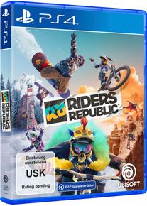 Ubisoft Spielesoftware »Riders Republic«, Playstation 4 bunt, Stürze dich auf den gewaltigen Multiplayer-Spielplatz von Riders Republic