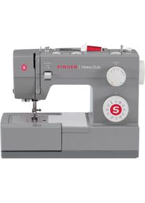 Singer Nähmaschine »Heavy Duty 4432«, 32 Programme, 32 Stiche grau, 32 integrierte Stiche