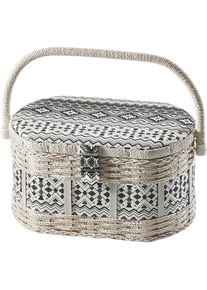 Locker Nähkästchen oval in bunt, Größe 0