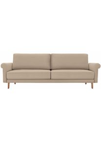 Hülsta Sofa Hülsta Sofa 2-Sitzer »Hs.450«, Modern Landhaus, Füße In Nussbaum, Breite 168 Cm beige, Größe B/H/T: 168 cm x 85 cm x 95 cm B/H/T: 168 cm x 85 cm x...