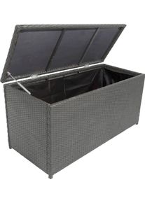 Garden Pleasure Auflagenbox »Patras«, 122,5X61X60 Cm grau , Mit Gasdruckfeder