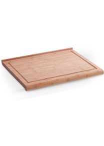 zeller Present Tranchierbrett »Bamboo«, Auch Als Backbrett Geeignet braun, Größe B/H/L: 38 cm x 3 cm x 48 cm B/H/L: 38 cm x 3 cm x 48 cm ,...
