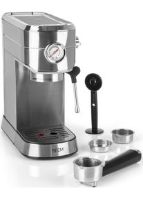 BEEM Siebträgermaschine »Espresso Ultimate« schwarz, VIELSEITIGE KAFFEESPEZIALITÄTEN: Zubereitung von Espresso, Cappuccino u.v.m.