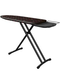Laurastar Bügelbrett »Plusboard Lips«, Bügelfläche 125 cmx42 Cm, Mechanismus Zum Sicheren Verschließen schwarz , Universal-Bügeleisenablage
