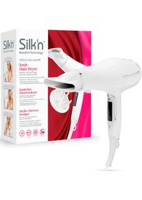 Silk'n Silk'n Haartrockner » Silkylocks«, 2200 W, 2 Aufsätze, Mit Ionen-Funktion Und Led-Touchpad weiß, Haartrockner mit Ionen-Funktion