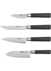 Metaltex Messer-Set »Asia«, (Set, 4 Tlg.) silberfarben , Asia-Messer-Set von Metaltex