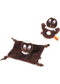 Heunec® Greifling »Sandmann, Pittiplatsch«, (Set, 2 Tlg.) braun, Sandmann-Set bestehend aus Schmusetuch und Greifling »Pittiplatsch«