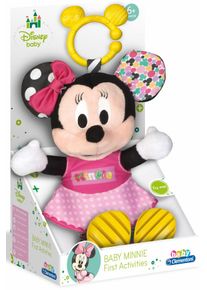Clementoni® Plüschfigur »Baby Clementoni, Disney Baby, Plüsch Minnie Mit Beißring« bunt, Schmusetier »Disney Baby, Plüsch Minnie mit Beißring«