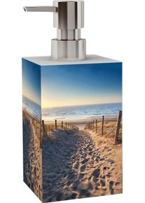 Sanilo Seifenspender »Düne«, Hochwertig, Kräftige Farben, Leicht Nachfüllbar blau, Größe B/H: 7 cm x 11,2 cm B/H: 7 cm x 11,2 cm , Die Sanilo®...