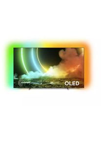 Philips Oled-Fernseher »65Oled706/12«, 164 Cm/65 Zoll, 4k Ultra Hd, Smart-Tv-Android Tv silberfarben, 164 cm (65"), Ultra HD 4K, Flat-OLED,...