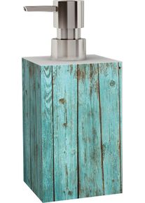 Sanilo Seifenspender »Lumber«, Hochwertig, Kräftige Farben, Leicht Nachfüllbar blau, Größe B/H: 7 cm x 11,2 cm B/H: 7 cm x 11,2 cm , Die Sanilo®...