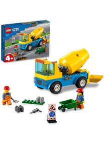 Lego® Konstruktionsspielsteine »Betonmischer (60325)City«, (85 St.) bunt, Dieses Baustellen-Spielzeug verfügt über eine Fahrerkabine zum Öffnen...