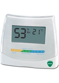 Wick Funkwetterstation »w70«, 2-In-1 Hygrometer Und Thermometer weiß , Unterstützt dabei, die relative Luftfeuchtigkeit zu kontrollieren und...