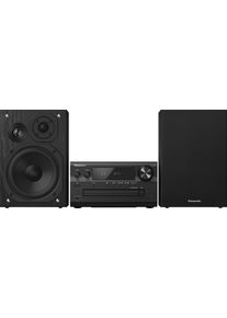 Panasonic Kompaktanlage »Sc-pmx802e Premium Micro-«, Bluetooth-Wlan, Usb-Audiowiedergabe-Ukw Radio-Hi-Res Audio schwarz, Hochwertige Kompaktanlage...