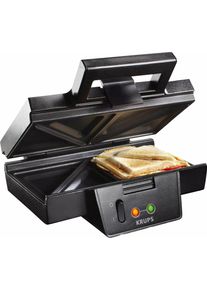 Krups Sandwichmaker »fdk451«, 850 W, Antihaftbeschichtete Platten, Aufheiz- Und Temperaturkontrollleuchte schwarz, Sandwichtoaster im modernen...