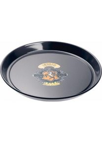 Miele Auflaufform »Hbfl 27-1 Runde Backform - Nostalgielog«, Stahlblech schwarz , 27 cm Durchmesser — zum Einsatz auf dem Rost