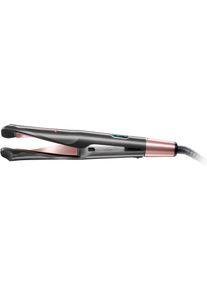 Remington Glätteisen »s6606 Curl & Straight Confidence Haarglätter«, Keramik-Turmalin-Beschichtung grau, Einzigartiger 2-in-1 Styler zum Glätten...