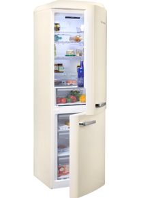 Gorenje Kühl-/Gefrierkombination, Onrk 619 Dc, 194 Cm Hoch, 60 Cm Breit beige, Nutzinhalt: 300 Liter