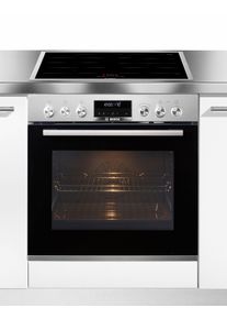 Bosch Flex-Induktions-Herd-Set »Hnd679Os60«, Serie 6, Hea578Bs1, Pyrolyse-Selbstreinigung, (Set) silberfarben, Energieeffizienzklasse A (A+++ bis D)