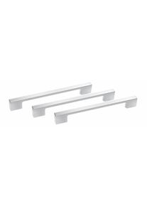 Miele Griff »Ds 7003 Pureline Dekorset« weiß, Set bestehend aus 3 Edelstahl-Griffen