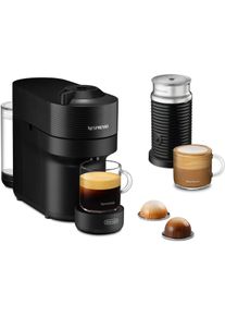 Nespresso Kapselmaschine »Vertuo Pop env90.Bae Von Delonghi«, Inkl. Aeroccino Milchaufschäumer, Willkommenspaket Mit 12 Kapseln schwarz,...
