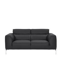 Calia italia 2-Sitzer »Soho«, In Zwei Lederqualitäten schwarz, Größe B/H/T: 176 cm x 82 cm x 95 cm B/H/T: 176 cm x 82 cm x 95 cm Leder BULL,...