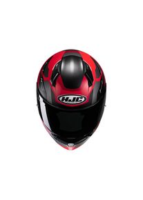 HJC C10 Tins Integralhelm (schwarzmatt/rot/grau)