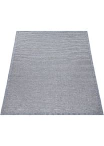 Paco Home Teppich »Quebec 135« rechteckig 4 mm Höhe Flachgewebe, meliert, In- und Outdoor geeignet, Wohnzimmer in beige