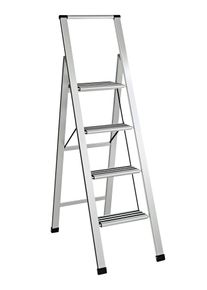 HEINE HOME Trittleiter in silberfarben, Größe B/H/L: 44 cm x 148 cm