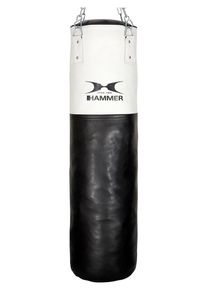 HAMMER Boxsack »White Kick« schwarz-weiß, Größe B/H: 35 cm x 100 cm, Kunstleder