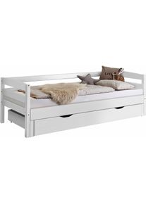 Relita Funktionsbett, Mit Lattenrost, Bettschublade Und Auszug Auf 180X200 Cm weiß, Größe Liegefläche B/L: 90 cm x 200 cm Höhe: 72 cm , Mit...