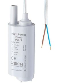 Reich Power Plus Tauchpumpe für Rückschlagventil, 1,1bar, 19L/min