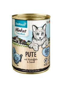 12x400g ZooRoyal Minkas Pute mit Kartoffeln