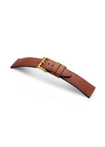 Watch strap "EIMSBÜTTEL" (certified organic leather) - gold clasp Cognac / S (Small) / 24/20mm