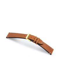 Watch strap "UHLENHORST" (vegetable vintage leather) - golden clasp Cognac / M (default) / 22/20mm