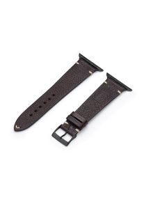 Apple Watch leather strap made of soft leather "ALTONA" (organic leather) - Mocha Space Gray Aluminum / 42mm/44mm/45mm / M (default)