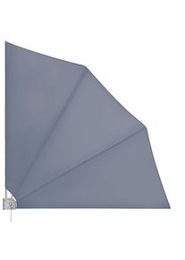 Detex Markiza boczna Antracyt 140x140cm Składana Wachlarz
