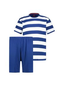 Ceceba Schlafanzug aus Biobaumwolle, Blau/weiß, 60/62