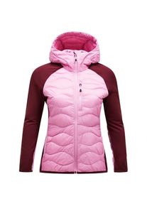 Peak Performance Women's Helium Down Hybrid Hood Down jacket Women (S, pink)