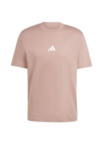Adidas 3 Stripes Single Jersey Tee T-shirt Heren (XXL |roze)