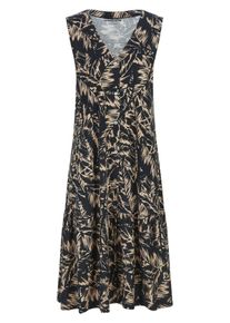 Green Cotton - Mouwloze jersey jurk Marta, zwart, Maat 36, katoen