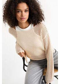 C&A Krótki sweter, Beżowy, Rozmiar: XL