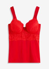Caraco soutien-gorge à coques - rouge - taille 110F - bonprix