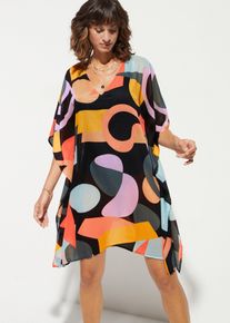 Tunique de plage transparente - noir - taille 42/44 (M) - bonprix