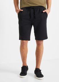 bonprix Szorty dresowe, czarny, 60/62 (XXL)