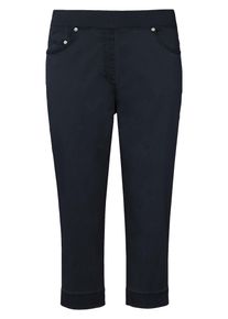 Brax - ProForm Slim-capribroek model Pamina-capri, blauw, Maat 18, katoen
