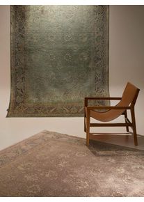 benuta Finest Dywan Medea zielony 80x160 cm Wiskoza Ornamenty, Vintage,Tradycyjny